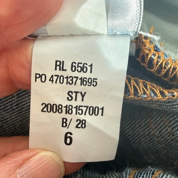 Lauren Ralph Lauren Dark Wash Skinny Jeans – Size 6 - Picture 10 of 10